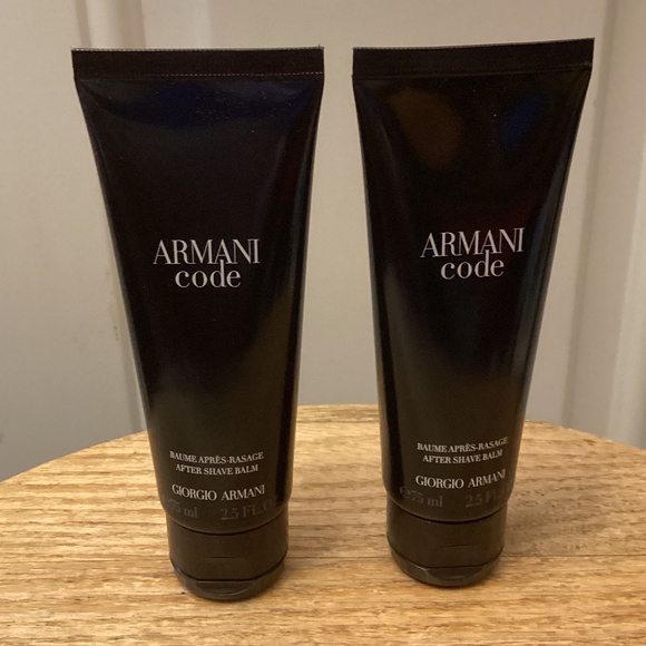 2 NEW Giorgio Armani Code After Shave Balm lot 2.5 ounces each - Picture 1 of 4